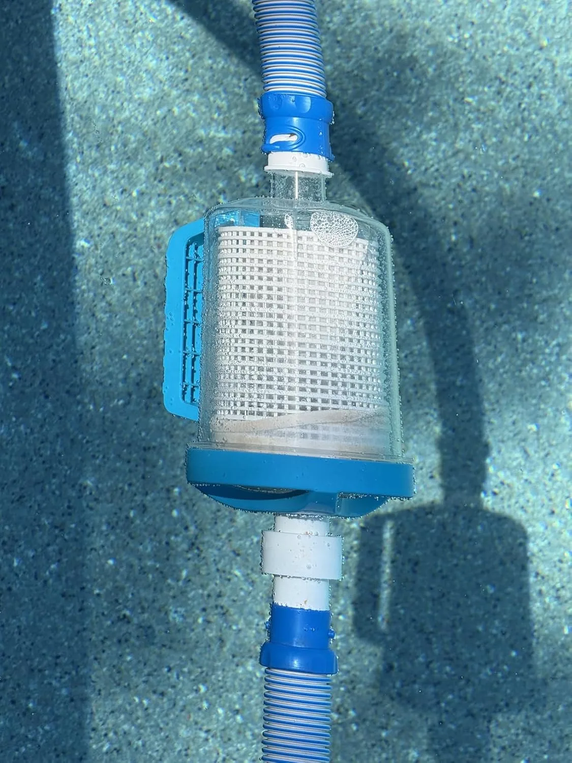 Customer review photo for Pool Leaf Canister: The Skimmer Upgrade That Protects Your Pump on High-Debris Days
