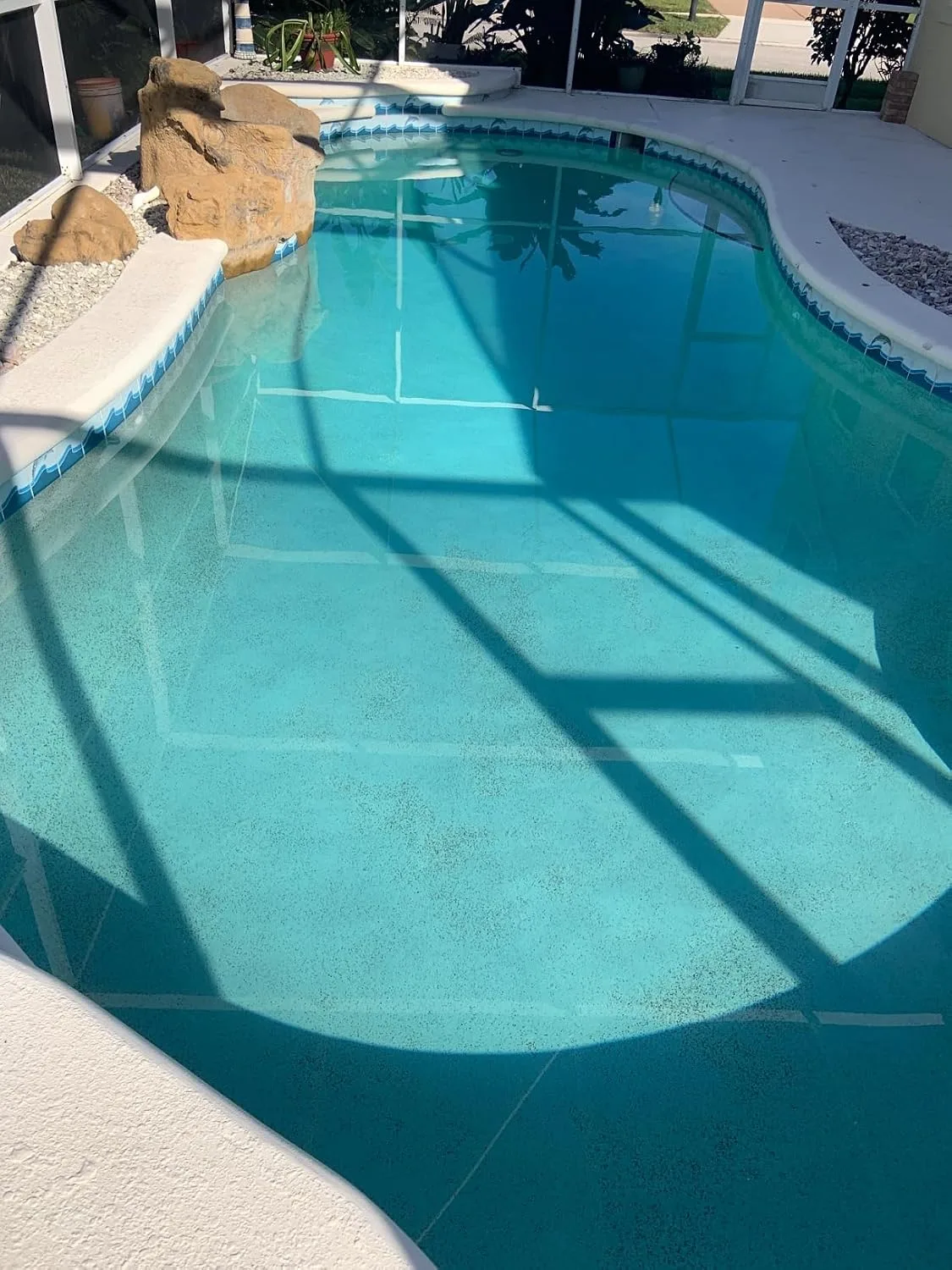 Customer review photo for Pool Stain After Shocking: Why It Happens and How to Remove Metal Stains Without Draining