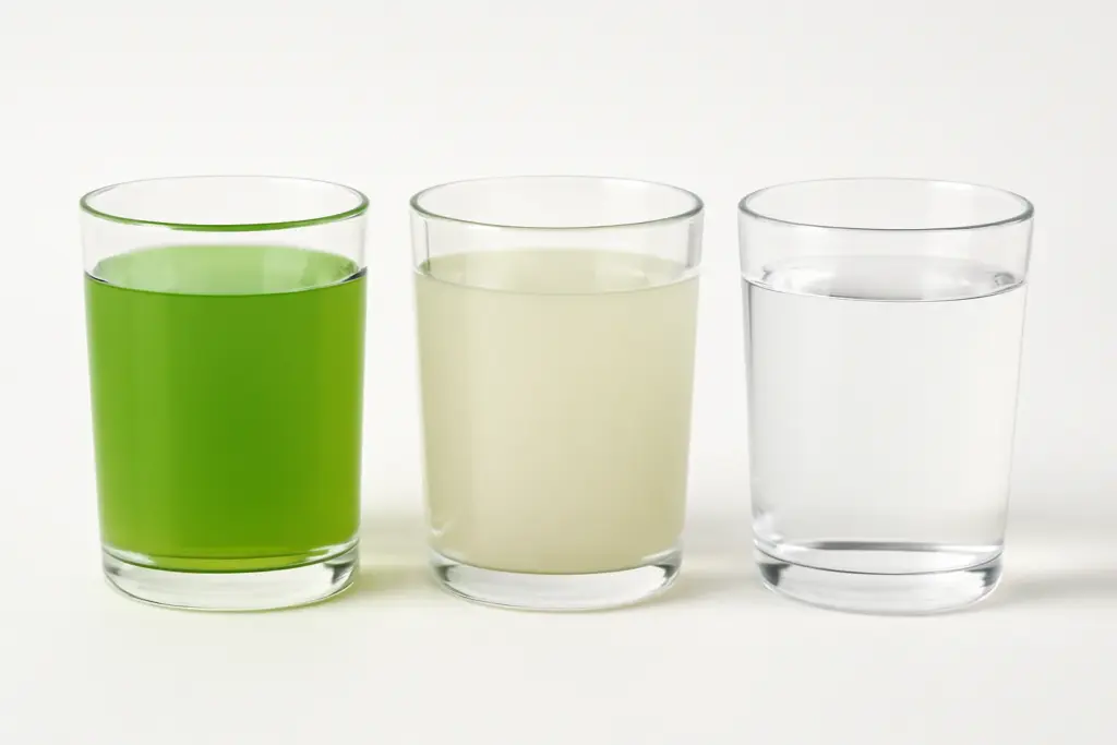 Green Cloudy or Milky Water: A Diagnosis Flowchart