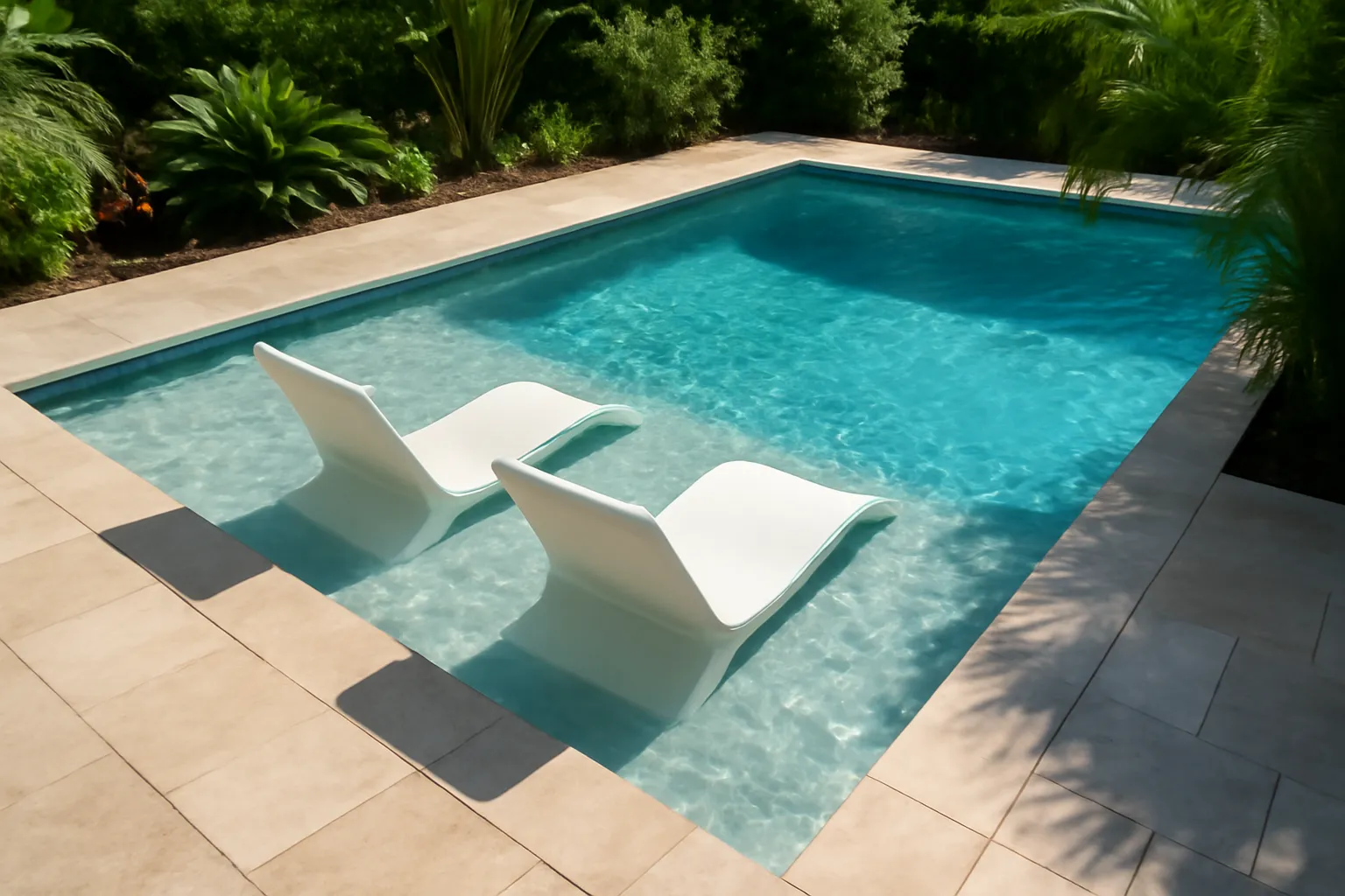 add sun shelf to existing pool