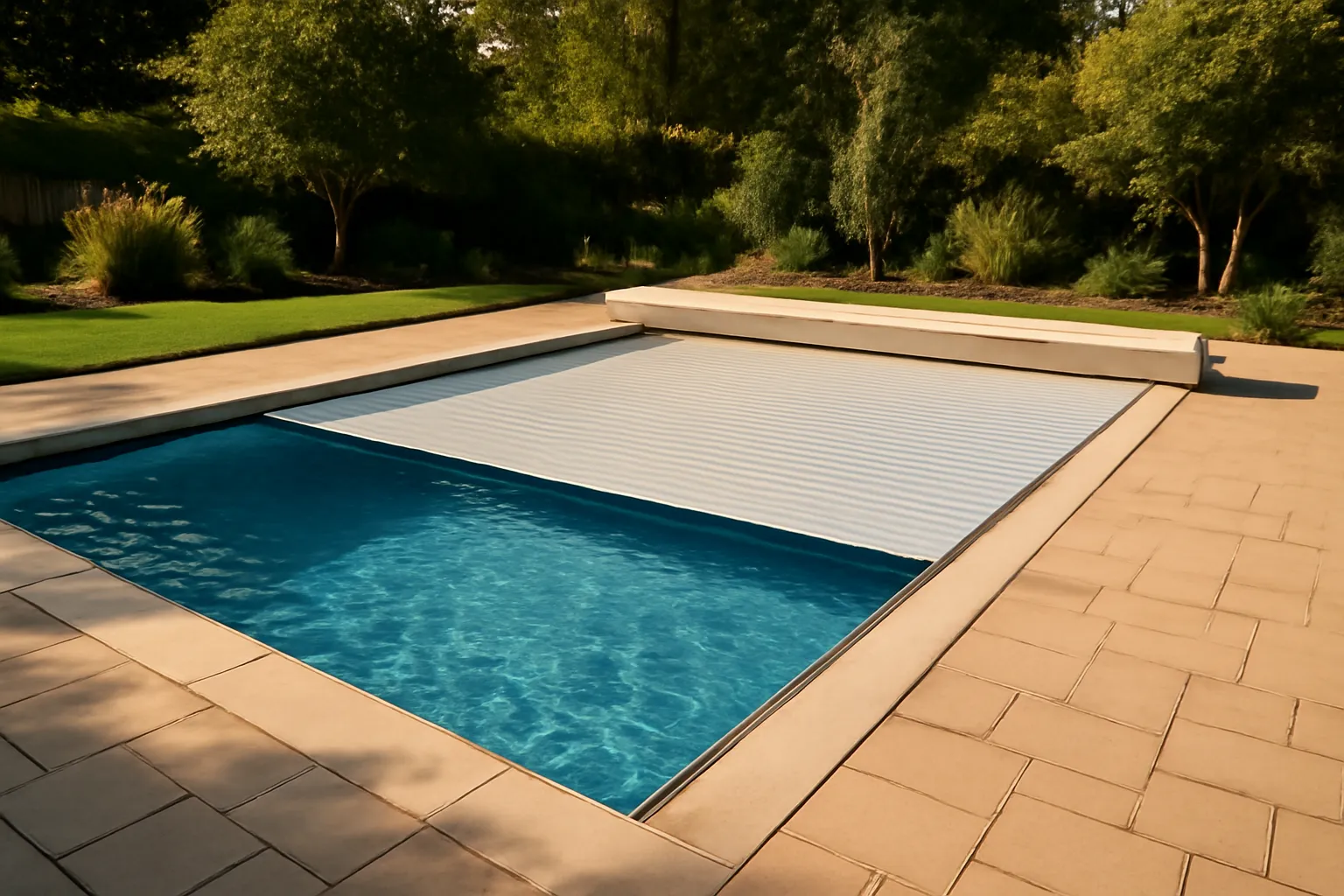 automatic pool cover vs manual safety cover