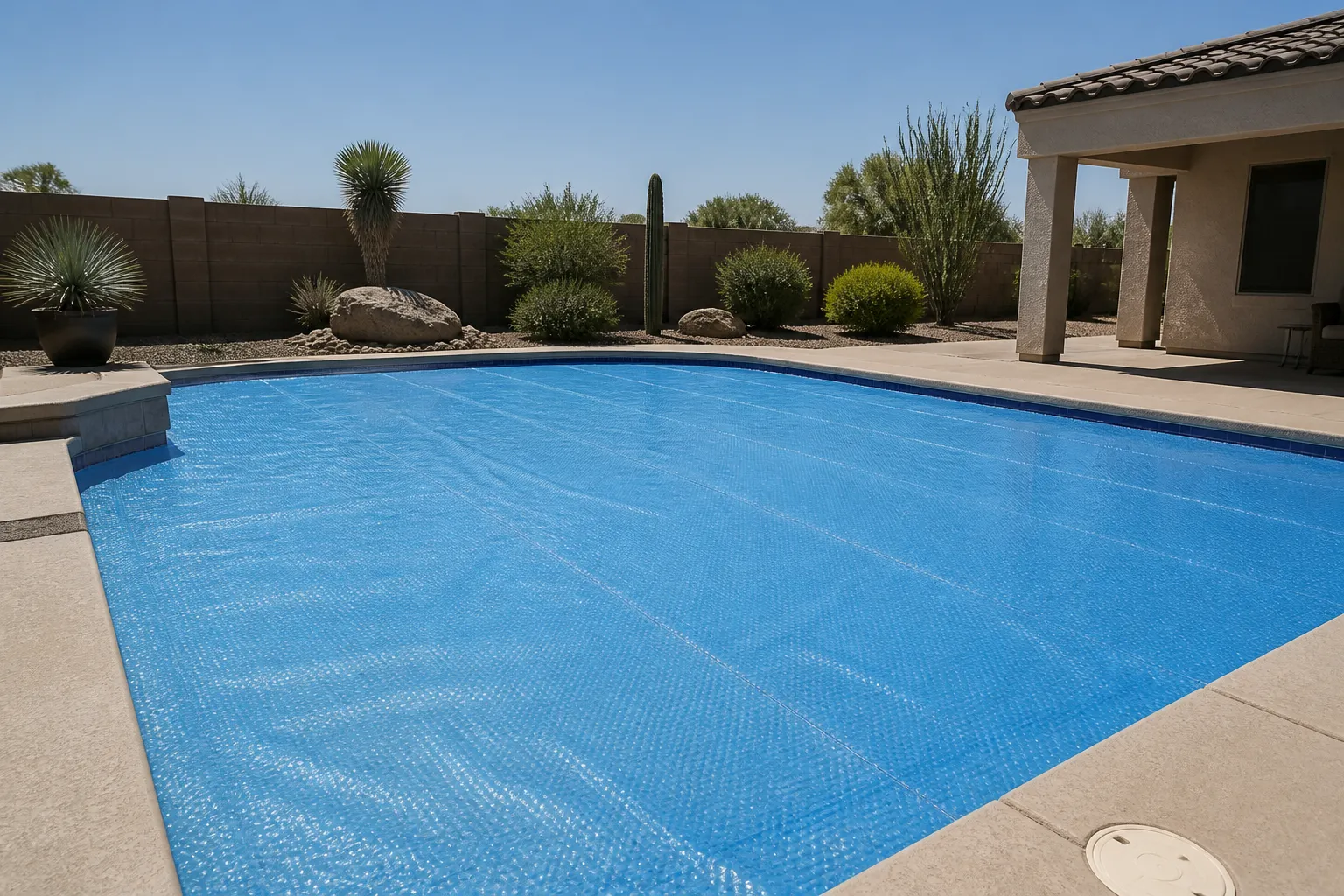 how much does solar cover heat pool