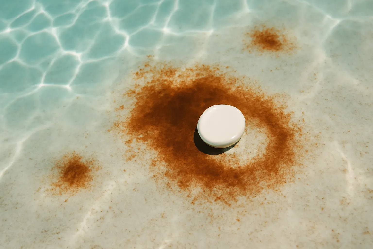 pool stain identification removal