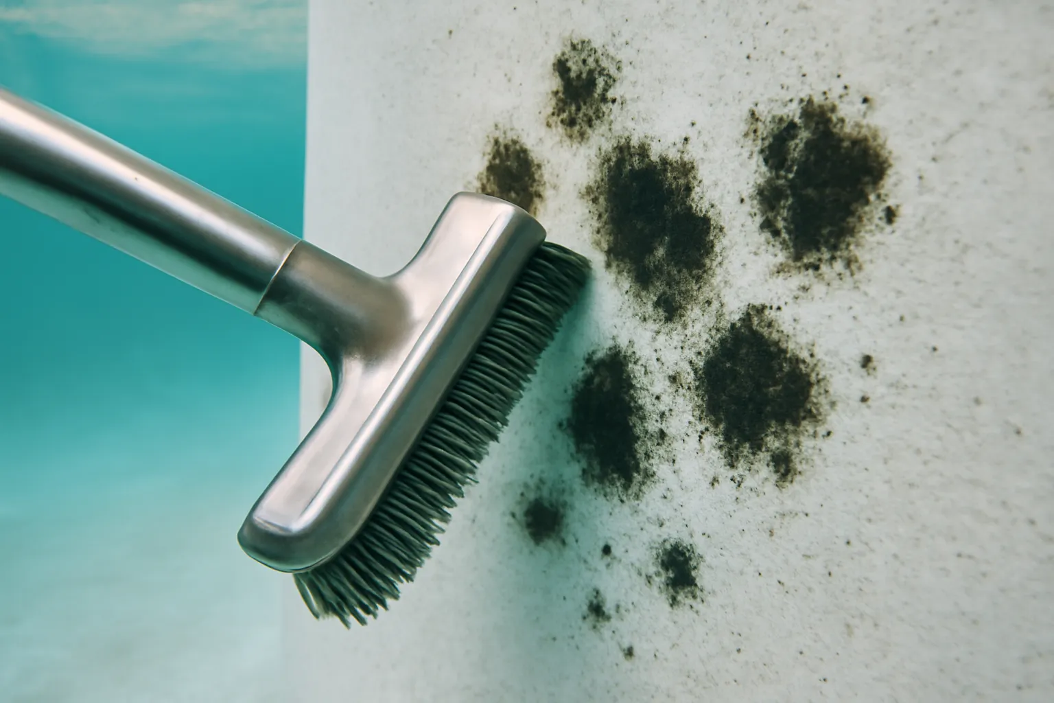 stainless steel algae brush pool